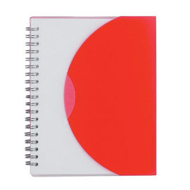 PVC / PP Cover Custom Printed Spiral Notebooks Size 5.25 * 8.25 Inches supplier