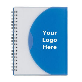 PVC / PP Cover Custom Printed Spiral Notebooks Size 5.25 * 8.25 Inches supplier