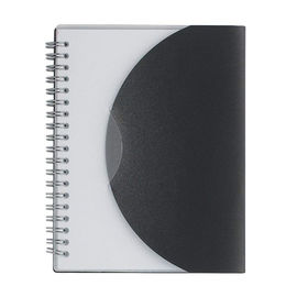 PVC / PP Cover Custom Printed Spiral Notebooks Size 5.25 * 8.25 Inches supplier