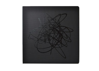 Black Color Custom Printed Notebooks Square Shape A4 / A5 / A6 Size Available supplier