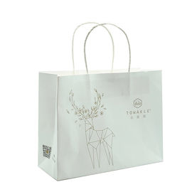 Recyclable Personalized Paper Gift Bags , Bespoke Paper Bags For Packaging supplier