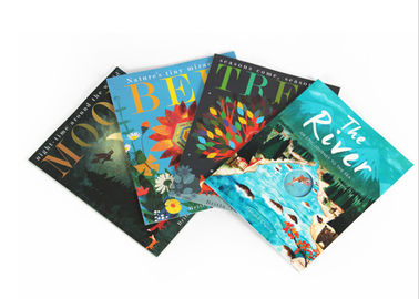 Soft Cover Childrens Book Printing Matt Paper Inner Film / Matt Lamination supplier