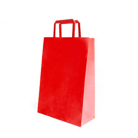 Colorful Printed Kraft Paper Bags Food Grade Material Flexo Printing Surface Handling supplier