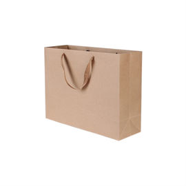 Practical Kraft Paper Shopping Bags , Brown Kraft Paper Bags For Any Celebratory Occasion supplier