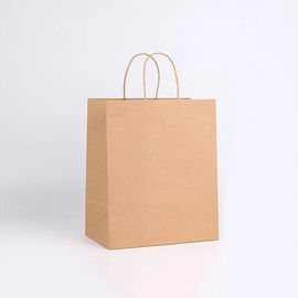 Recyclable Personalised Brown Paper Bags OEM / ODM Available For Packaging supplier
