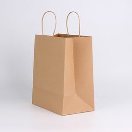Recyclable Personalised Brown Paper Bags OEM / ODM Available For Packaging supplier