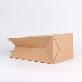Recyclable Personalised Brown Paper Bags OEM / ODM Available For Packaging supplier