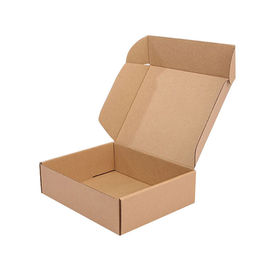 Kraft Paper Brown Carton Box , Custom Corrugated Boxes Thickness 0.23mm supplier