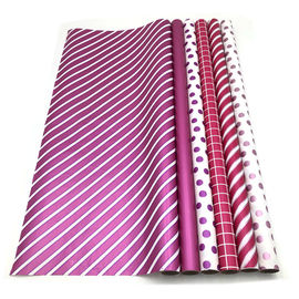 Double Side Gift Wrapping Paper Roll Size 70 X 500 Cm Various Color Available supplier