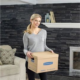Classic Moving Boxes Tape Free Assembly Easy Carry Handles Paper Box supplier