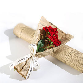 Degradable Wrapping Paper Size 50 * 70cm Unbleached Kraft Paper Material supplier