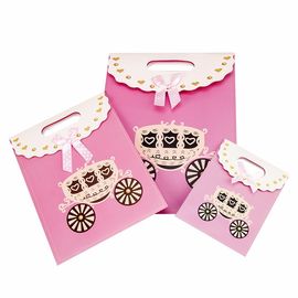 Cute Colorful Cardboard Bag 230g White Cardboard Material Customized Size supplier