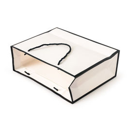 Recyclable Cardboard Bag Matt Lamination Surface Finish For Gift / Shopping supplier