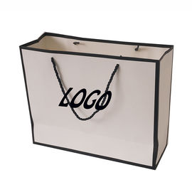 Recyclable Cardboard Bag Matt Lamination Surface Finish For Gift / Shopping supplier