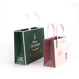 Popular Paper Gift Packaging Bags Biodegradable Customized Weight For Christmas supplier
