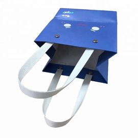 Delicate Small Foldable Paper Bags , Cardboard Gift Bags Eco Friendly supplier