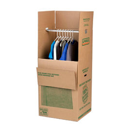 Folding Corrugated Wardrobe Clothes Moving Storage Box supplier