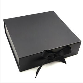 Ribbon Custom Printed Boxes Paperboard Full Color Printing Customized Logo supplier
