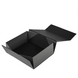 Foldable Custom Printed Boxes Eco Friendly Black Color For Promotional supplier