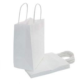 Fashionable Kraft Paper Bags Size 21 * 11 * 27cm Various Color Available supplier