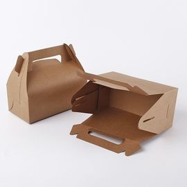 Portable Folding Food Packaging Box Size 15.5 * 8.6cm For Biscuits Baking Food supplier