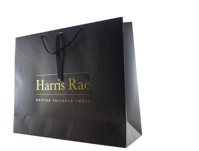 High End Promotional Paper Bags , Twisted Handle Custom Printed Carrier Bags supplier