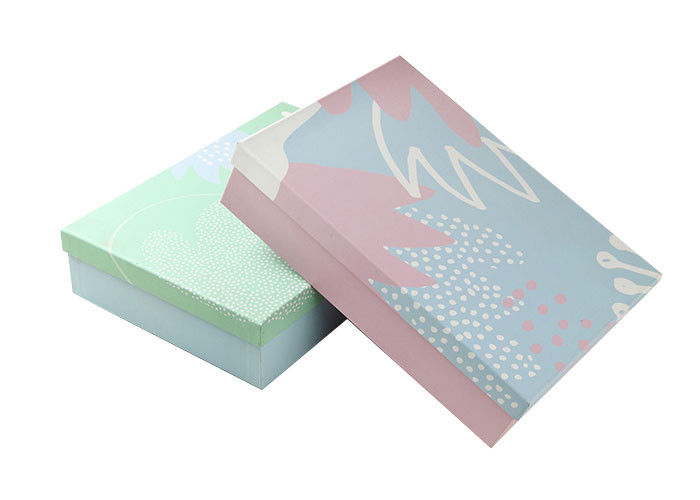 Biodegradable Custom Printed Gift Boxes Art Paper Material CMYK / Pantone Color supplier