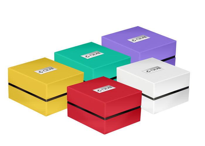 Colorful Luxury Gift Packaging Boxes Plastic Material Size 9.5 X 11 X 7.6cm For Watch supplier