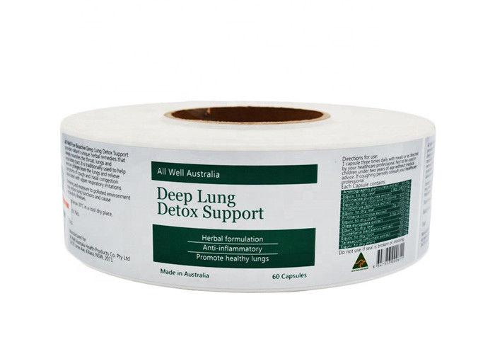 Matte Silver Custom Adhesive Labels Oil - Proof Chemical Corrosion Resistance supplier