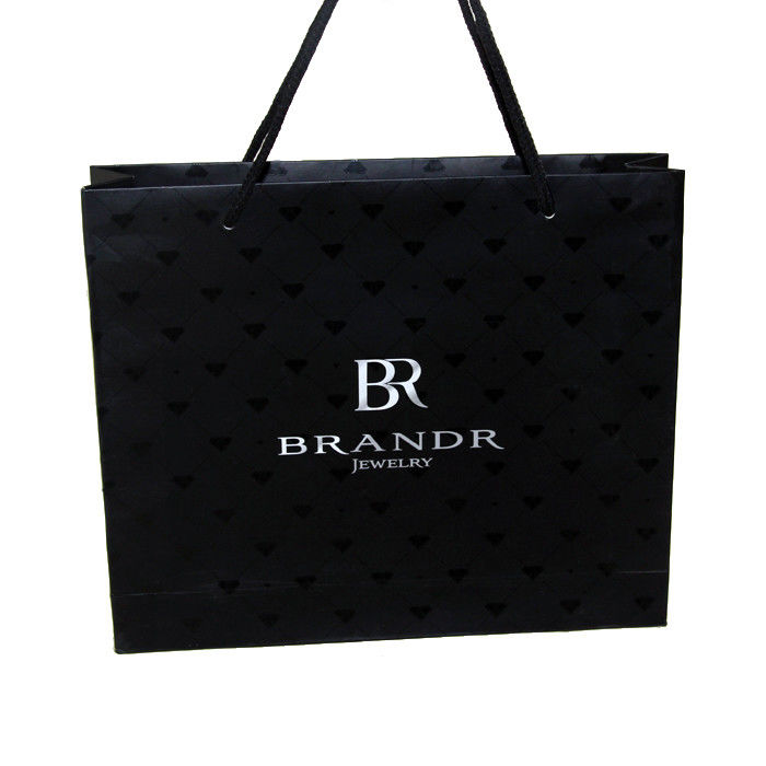 Fancy Personalised Paper Carrier Bags Decorative Handmade Max Load Weight 5KG supplier