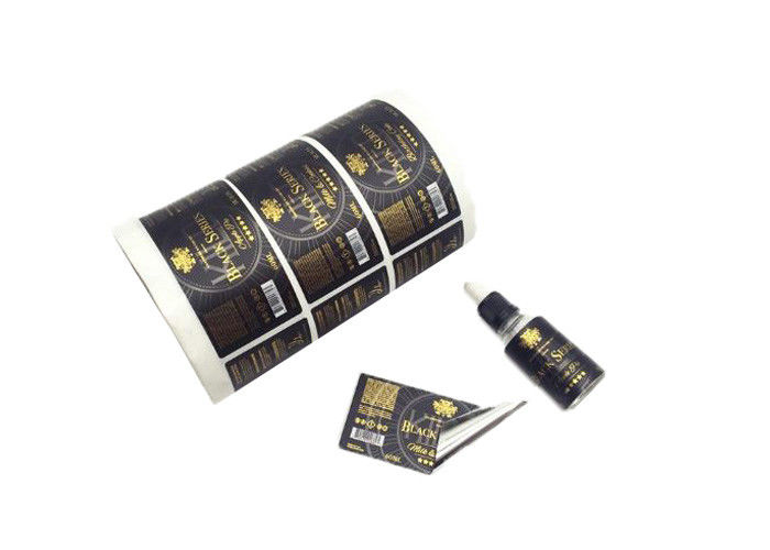 Glossy Surface Custom Adhesive Labels UV / Screen Printing For Essential Oil Bottle supplier