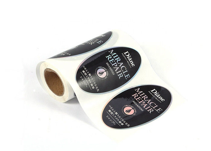 Moisture Custom Adhesive Labels Environment Friendly With Glossy Varnishing Surface supplier