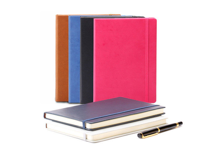 Classic A5 PU Leather Notebook , Thick Journal Notebook For Corporate Gifts supplier
