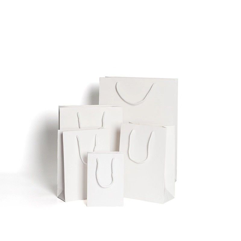 Offset Printing Cardboard Bag White Color Wrinkle Resistance Stick Firmly Durable supplier