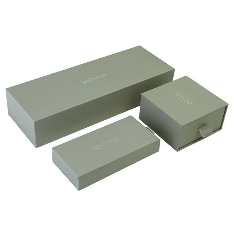 Luxury Delicate Drawer Storage Boxes , Logo Packaging Boxes Hard Rigid supplier