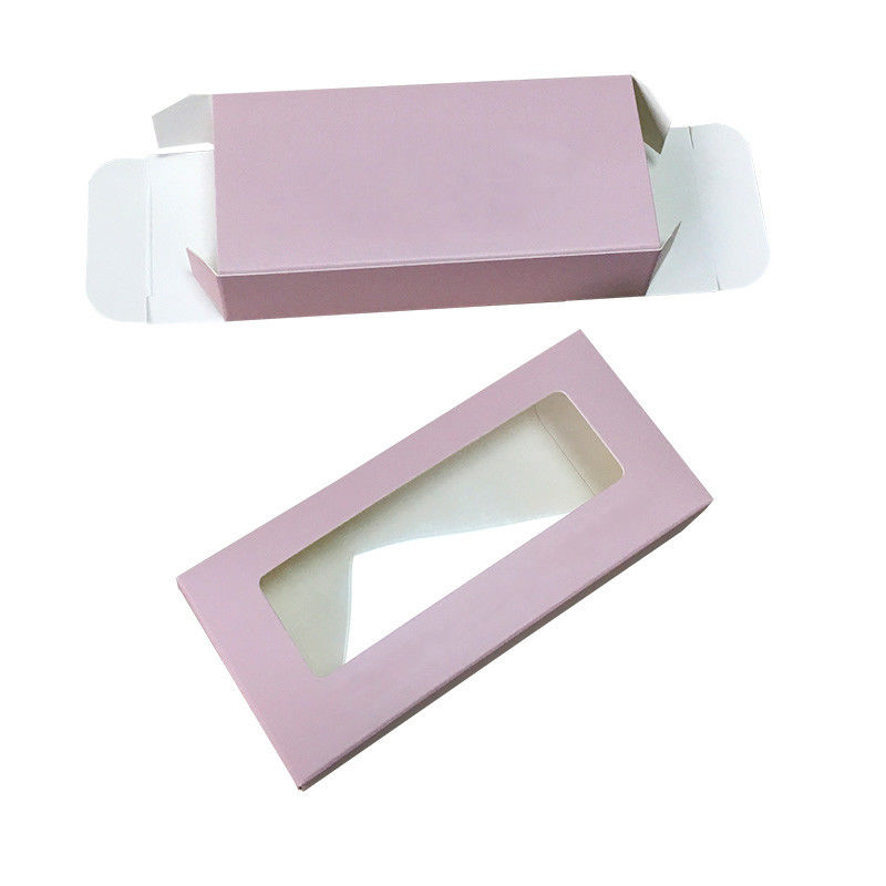 Foldable Custom Printed Boxes Modern Design With Transparent Window supplier