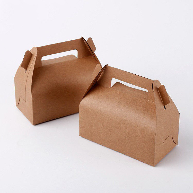 Portable Folding Food Packaging Box Size 15.5 * 8.6cm For Biscuits Baking Food supplier