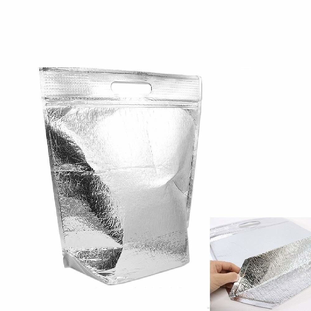 Shock Proof Thermal Food Bags , Insulated Food Delivery Bags Aluminum ...